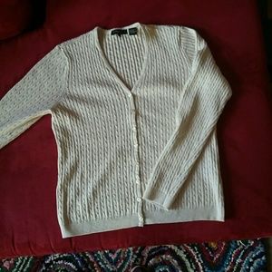Jeanne Pierce cotton cable sweater